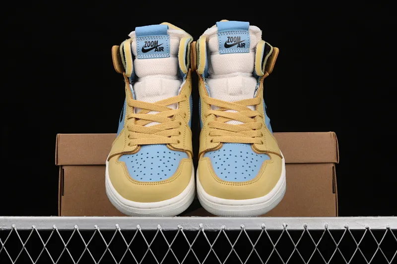 All categories Air Jordan Jordan series basketball shoes Air Jordan 1 High Z version Air Jordan 1 Zoom CMFT AJ1 Joe 1 black blue yellow CT0978-900